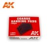 AK Interactive AK9016 COARSE SANDING PADS – 120 GRIT. 4 UNITS.
